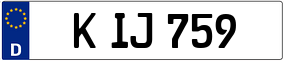 Truck License Plate